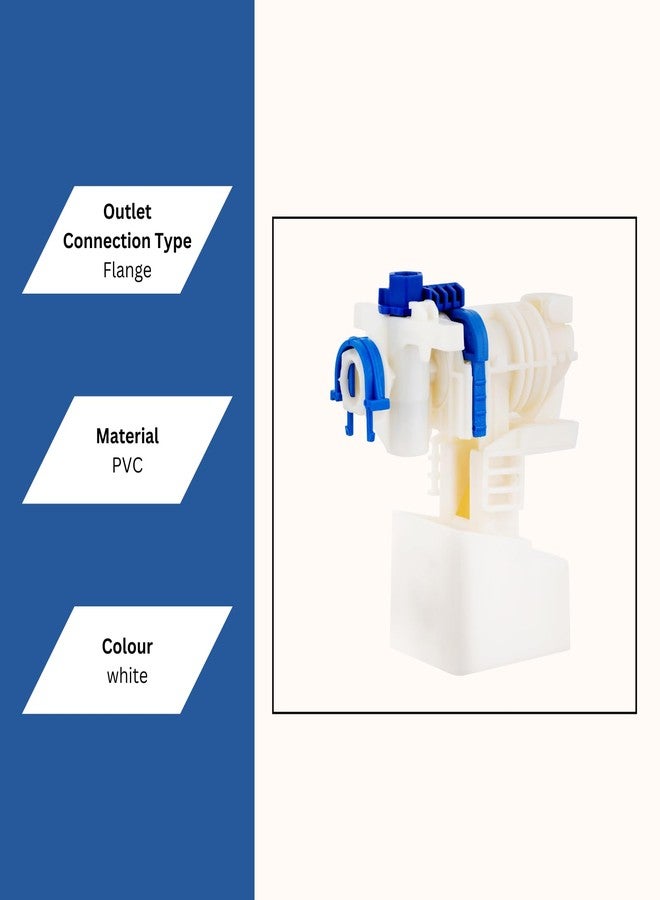 NEW WARE صمام عائم بديل من مادة PVC من نيو وير، متوافق مع خزان التدفق من جيبيريت - صمام كروي لخزان المرحاض - صمام مدخل مياه متين لتركيبات خزان التدفق - Image 4